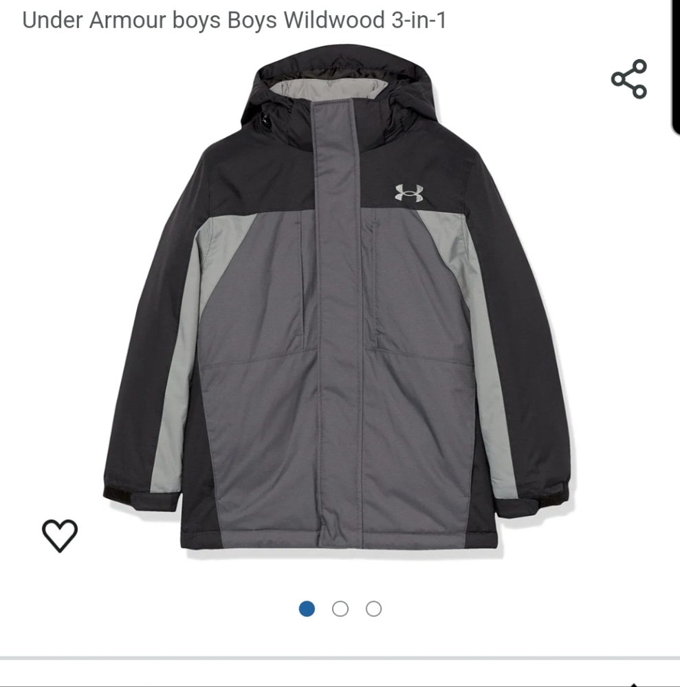 Under Armour Kids Wildwood 3 In 1 Winter COAT/JACKET